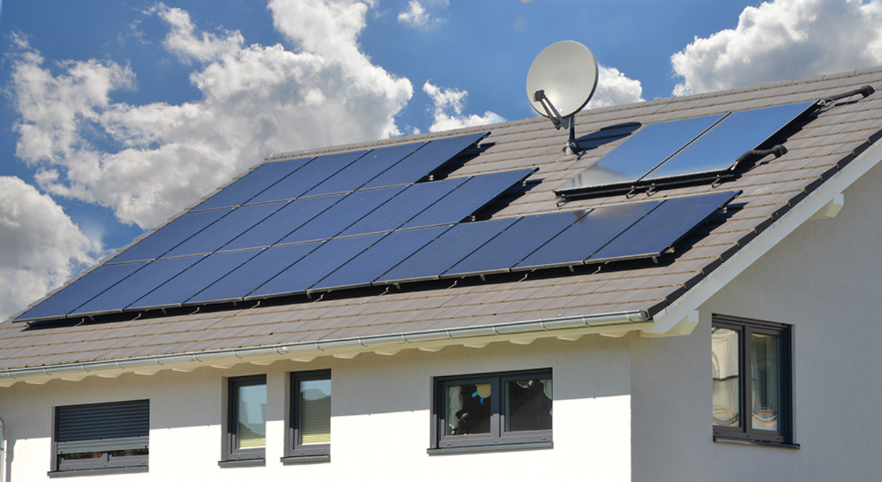 Photovoltaik bei Elektro Stumpf GmbH in Neuenmarkt